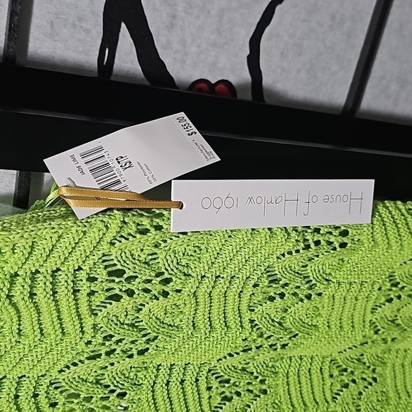 House of Harlow 1960 Lime Crochet Maxi Dress XS‎ NWT - Picture 7 of 13